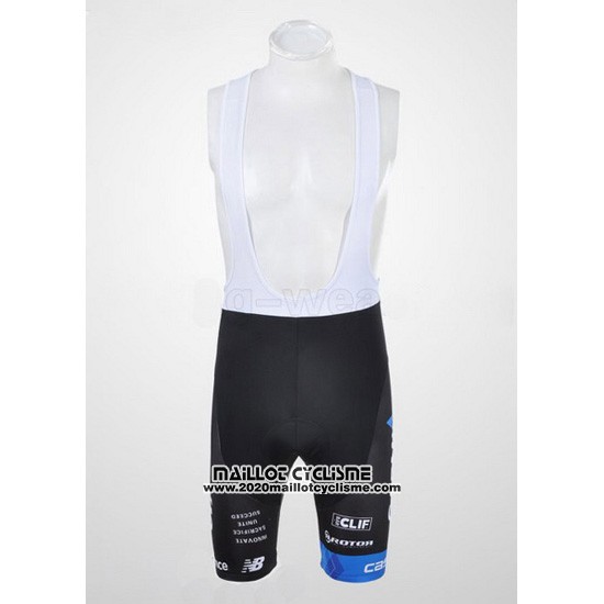 2011 Maillot Ciclismo Garmin Cervelo Blanc et Noir Manches Courtes et Cuissard